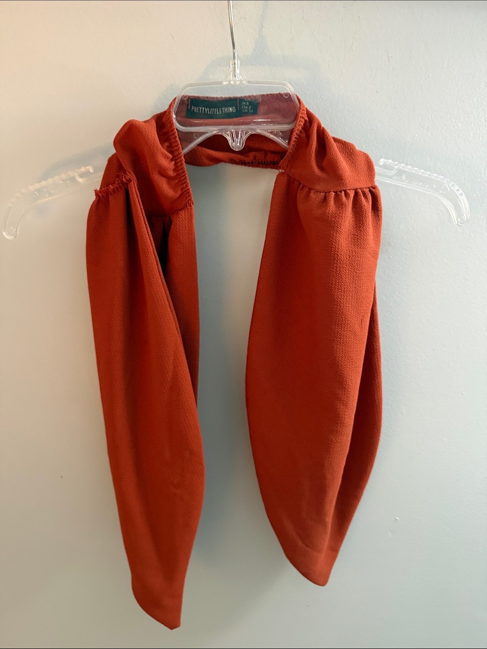 PrettyLittleThing Rust Red Twist Headband